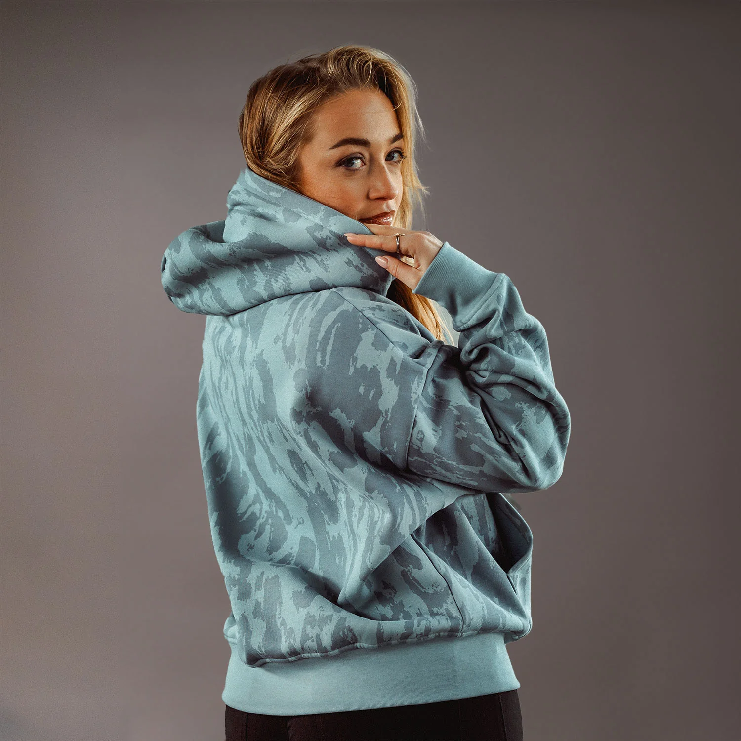 Defqon.1 Serene blue boyfriend hoodie - Image 4